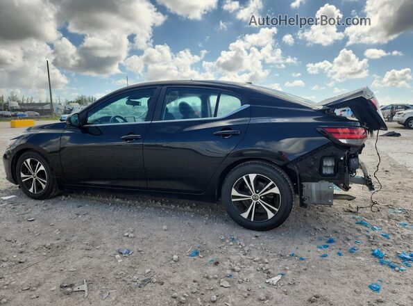 3N1AB8CVXLY262867 2020 NISSAN SENTRA Черный Задняя левая четверть