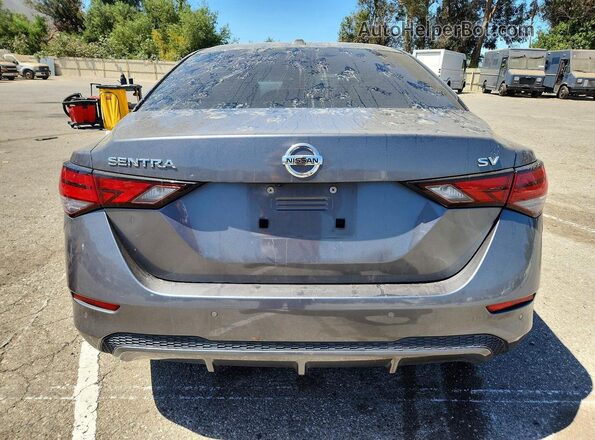 3N1AB8CVXMY249618 2021 NISSAN SENTRA Серый Вид сзади