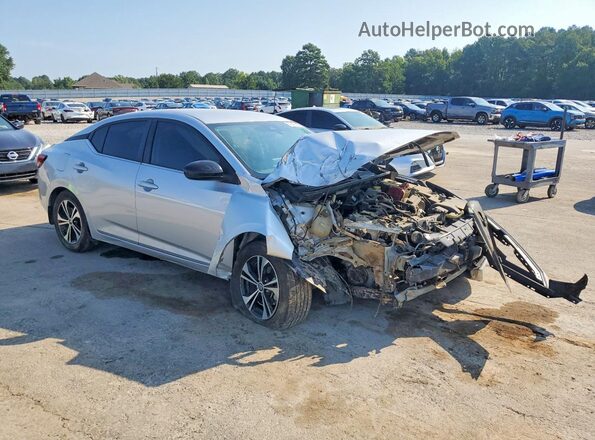 3N1AB8CVXMY329436 2021 NISSAN SENTRA Silver Передня права чверть
