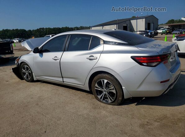 3N1AB8CVXMY329436 2021 NISSAN SENTRA Silver Задня ліва чверть