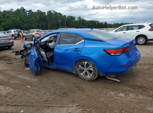 3N1AB8CVXPY276371 2023 NISSAN SENTRA Blue Rear left