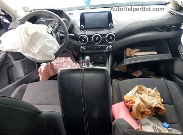 3N1AB8CVXPY276371 2023 NISSAN SENTRA Blue Dashboard view