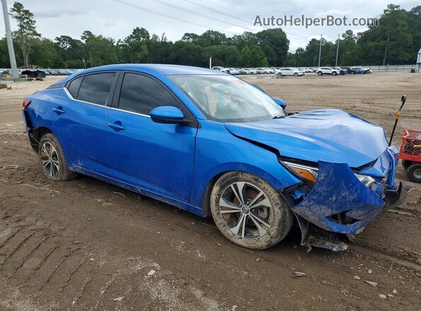 3N1AB8CVXPY276371 2023 NISSAN SENTRA Blue Front right