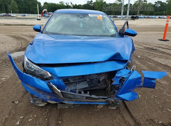 3N1AB8CVXPY276371 2023 NISSAN SENTRA Blue Front view