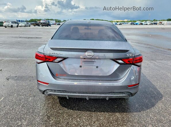 3N1AB8CVXRY230204 2024 NISSAN SENTRA Gray Вид ззаду