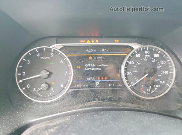 3N1AB8CVXRY240408 2024 NISSAN SENTRA Gray Widok zestawu wskaźników