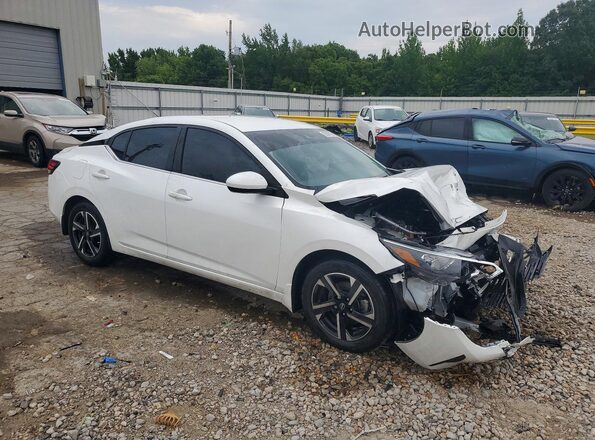 3N1AB8CVXSY263872 2025 NISSAN SENTRA Белый Передняя правая четверть