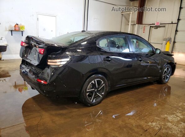 3N1AB8CVXSY400308 2025 NISSAN SENTRA Black Rear right