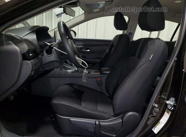 3N1AB8CVXSY400308 2025 NISSAN SENTRA Black Front interior view