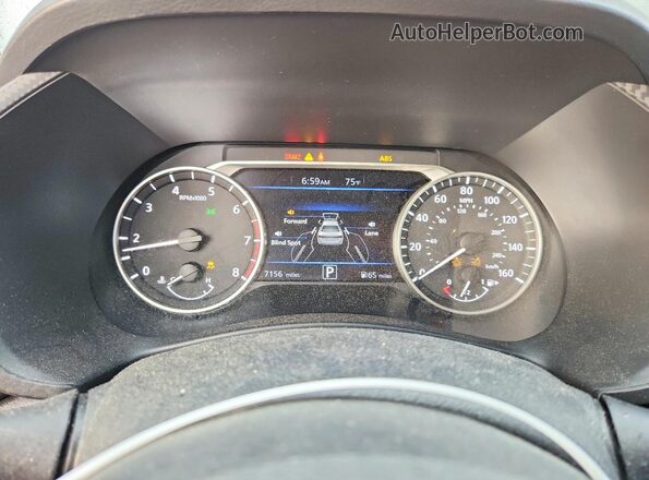 3N1AB8CVXSY428108 2025 NISSAN SENTRA Белый Вид щитка приборов