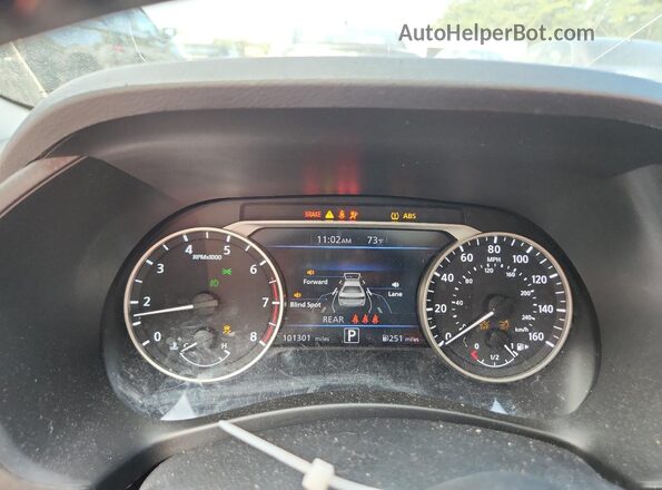 3N1AB8DV3LY212973 2020 NISSAN SENTRA Orange Widok zestawu wskaźników
