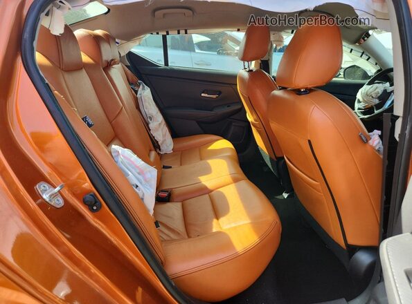 3N1AB8DV3LY212973 2020 NISSAN SENTRA Orange Widok tylnych siedzeń