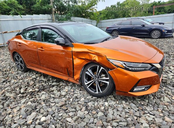 3N1AB8DV6PY264121 2023 NISSAN SENTRA Orange Передня права чверть