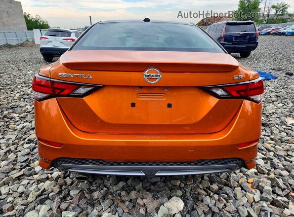 3N1AB8DV6PY264121 2023 NISSAN SENTRA Orange Вид ззаду