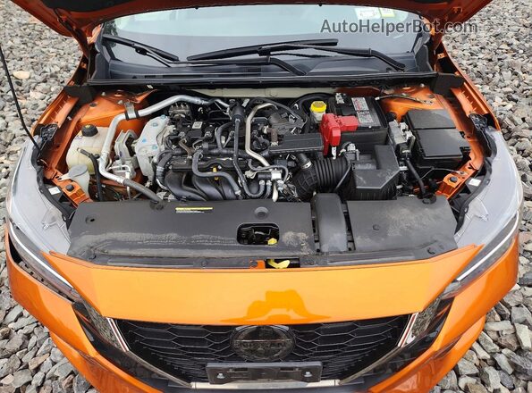 3N1AB8DV6PY264121 2023 NISSAN SENTRA Orange Вид задньої частини салону