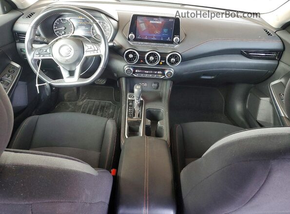 3N1AB8DV7MY289167 2021 NISSAN SENTRA White Вид панелі приладів