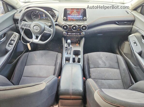 3N1AB8DV8MY265900 2021 NISSAN SENTRA Белый Вид панели приборов