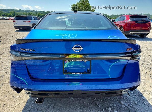 3N1AB9DV5TY237475 2026 NISSAN SENTRA Blue Rear view