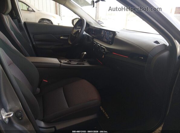 3N1AB9DV8TY230729 2026 NISSAN SENTRA Gray წინა სალონის ხედი