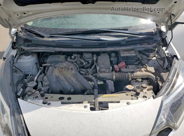 3N1CE2CP0KL360154 2019 NISSAN VERSA White Vista interior trasera