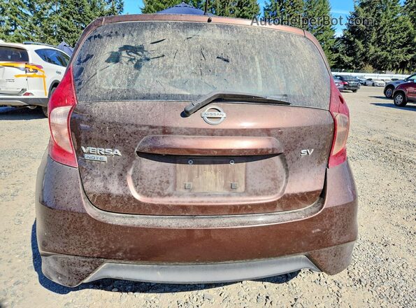 3N1CE2CP3HL354468 2017 NISSAN VERSA Brown Vista trasera