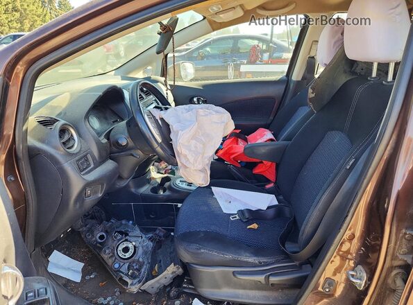 3N1CE2CP3HL354468 2017 NISSAN VERSA Brown Vista interior delantera