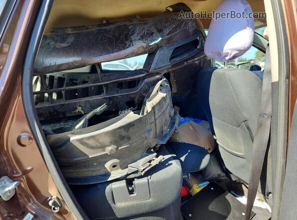 3N1CE2CP3HL354468 2017 NISSAN VERSA Brown Vista interior trasera