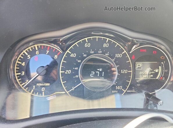 3N1CE2CP4GL388157 2016 NISSAN VERSA Белый Вид щитка приборов