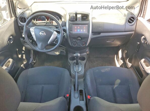 3N1CE2CP4KL356818 2019 NISSAN VERSA White წინა პანელის ხედი