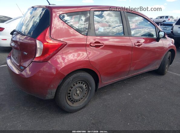 3N1CE2CP5GL365504 2016 NISSAN VERSA NOTE Red Задня права чверть