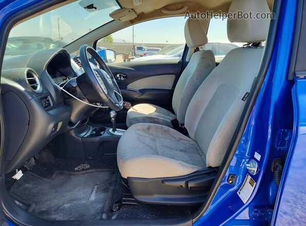 3N1CE2CP5GL403829 2016 NISSAN VERSA Blue Vista interior delantera