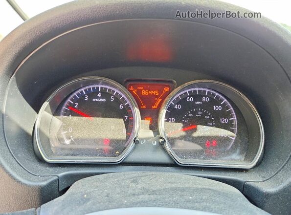 3N1CE2CP8GL367411 2016 NISSAN VERSA Синий Вид щитка приборов