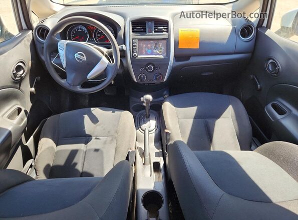 3N1CE2CP8KL356787 2019 NISSAN VERSA White Առջևի վահանակի տեսք