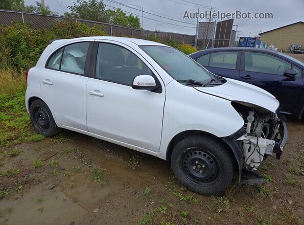 3N1CK3CP2HL264758 2017 NISSAN MICRA White Передня права чверть