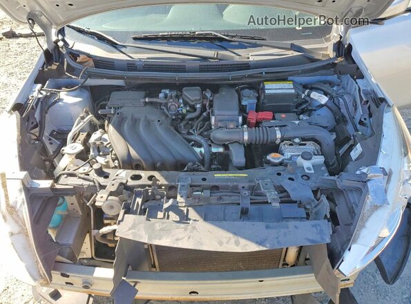 3N1CN7AP2GL859268 2016 NISSAN VERSA Silver Вид задньої частини салону