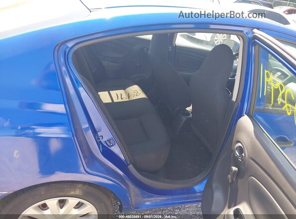 3N1CN7AP4GL906624 2016 NISSAN VERSA Blue Vista de la etiqueta del VIN
