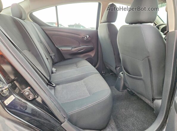 3N1CN7AP5GL808668 2016 NISSAN VERSA Black Rear seats view