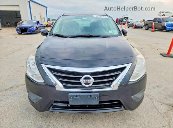 3N1CN7AP5GL808668 2016 NISSAN VERSA Black Front view