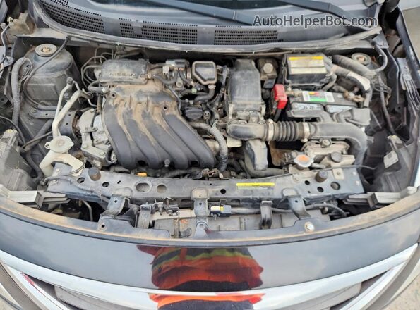 3N1CN7AP5GL808668 2016 NISSAN VERSA Black Rear interior view