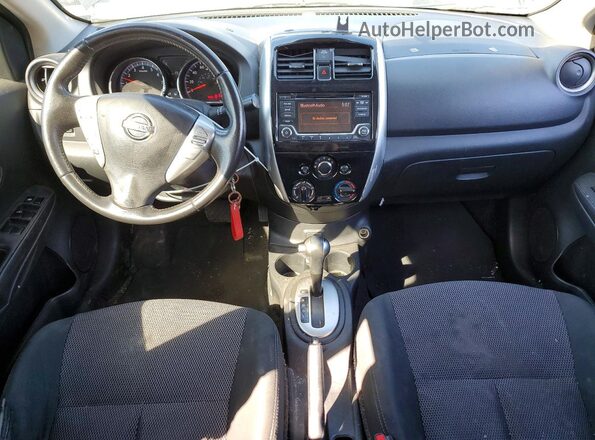 3N1CN7AP5JL832797 2018 NISSAN VERSA Black წინა პანელის ხედი