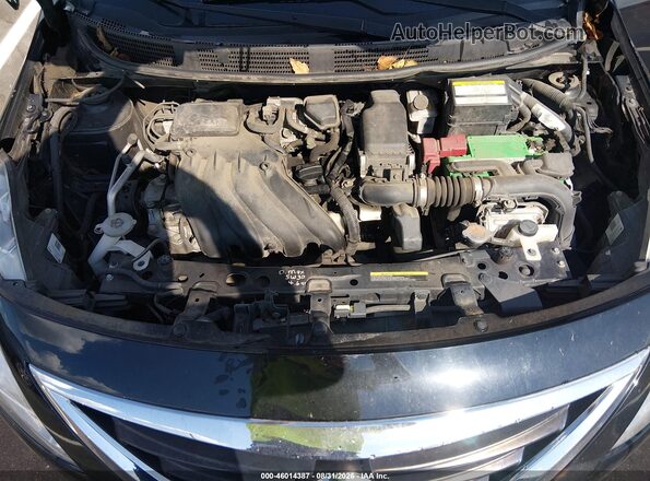 3N1CN7AP8HL805085 2017 NISSAN VERSA Black Հետևի տեսք