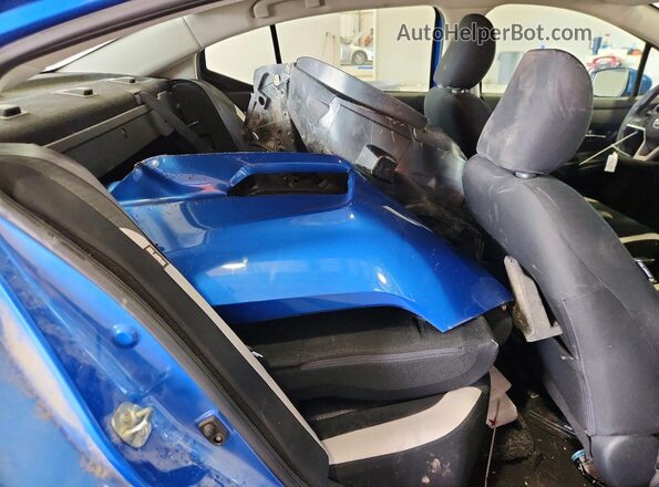 3N1CN8EV5ML838313 2021 NISSAN VERSA Blue Вид задніх сидінь