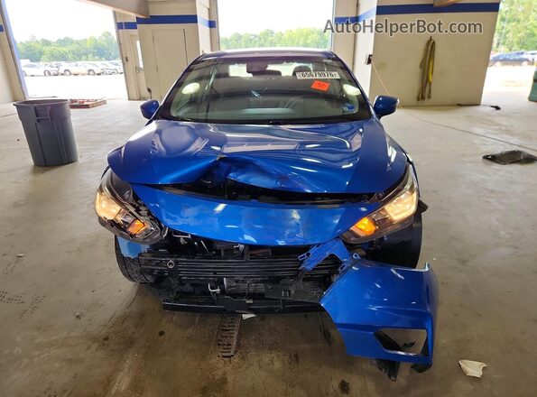 3N1CN8EV5ML838313 2021 NISSAN VERSA Blue Вид спереду