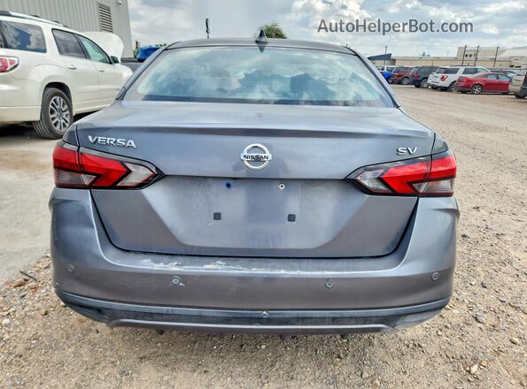 3N1CN8EV8LL875421 2020 NISSAN VERSA Gray Вид ззаду