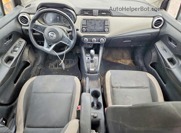3N1CN8EV8LL875421 2020 NISSAN VERSA Gray Вид панелі приладів