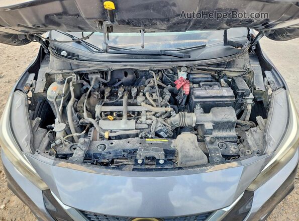 3N1CN8EV8LL875421 2020 NISSAN VERSA Gray Вид задньої частини салону