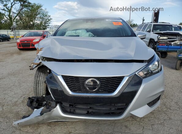 3N1CN8EV9ML809347 2021 NISSAN VERSA Silver Vista frontal
