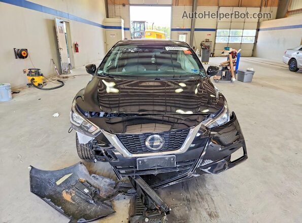 3N1CN8EV9ML866017 2021 NISSAN VERSA Black Widok z przodu