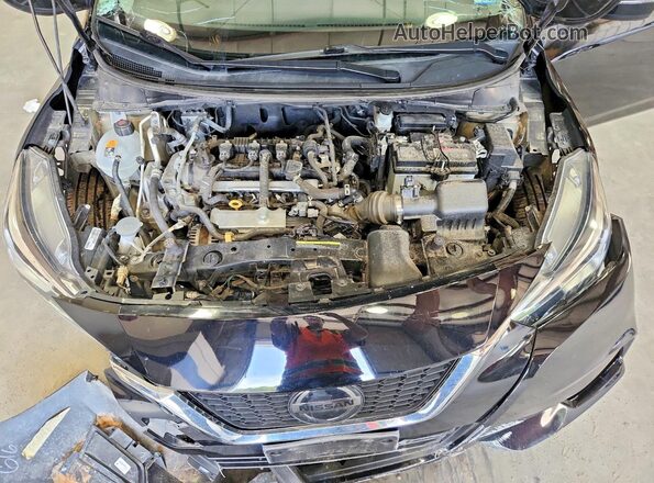 3N1CN8EV9ML866017 2021 NISSAN VERSA Black Widok wnętrza z tyłu