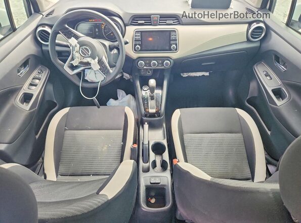 3N1CN8EVXML920103 2021 NISSAN VERSA White Dashboard view